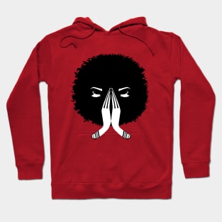 Afro women praying Hoodie